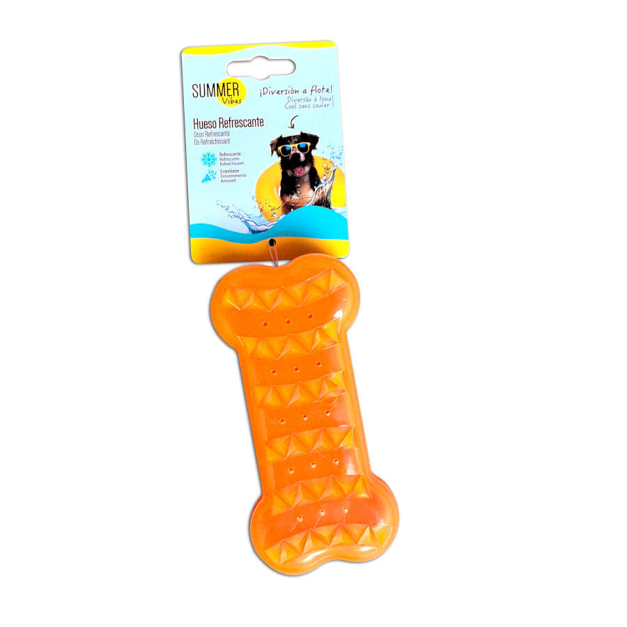 Summer Vibes Hueso Refrescante Naranja Juguete para perros, , large Imagen numero 5